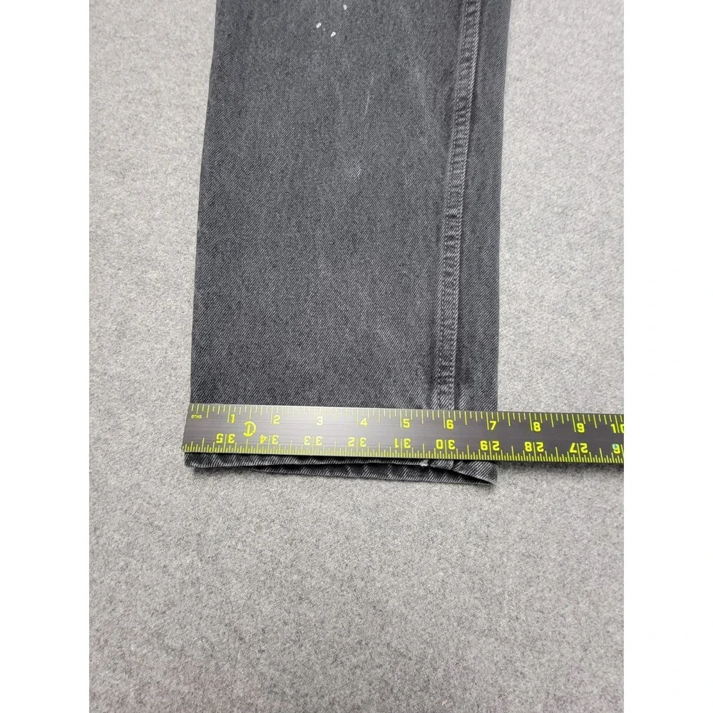 Levi's 550 Jeans Mens 34x34 Gray‎ Denim Relaxed Fit USA Tapered Leg Streetwear